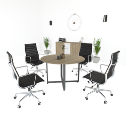Metalink Circular Meeting Table