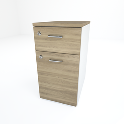 Narrow 2 Drawer Mobile Filing Boxes