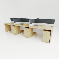 6 Shared Office Desks