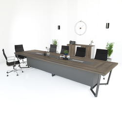 Vanadium Straight Meeting Table