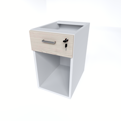 Narrow 1 Drawer Mobile Open Filing Box