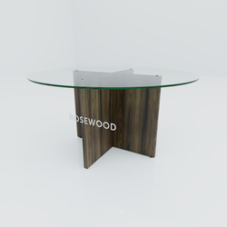 Circular Glass Coffee Table