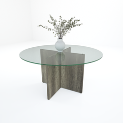 Circular Glass Coffee Table