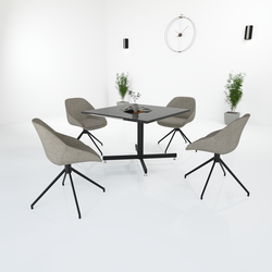 Intersect Square Canteen Table
