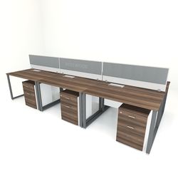 6 Shared Office Desks