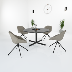 Intersect Round Canteen Table