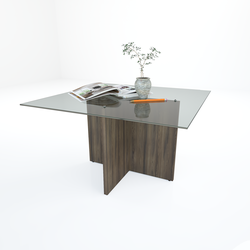 Square Glass Coffee Table