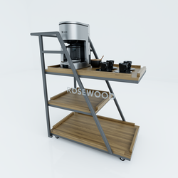 Metal Frame Tea Trolley