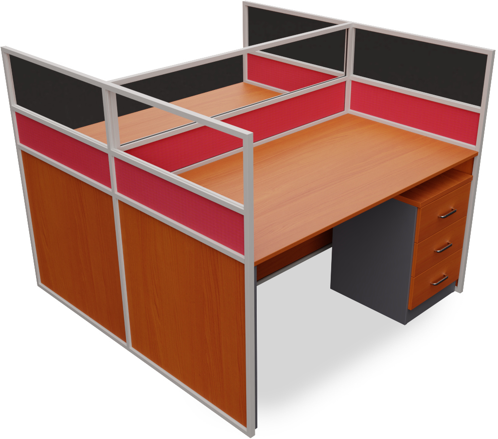 Straight Desks Face to Face Rosewood Workspace Solutions