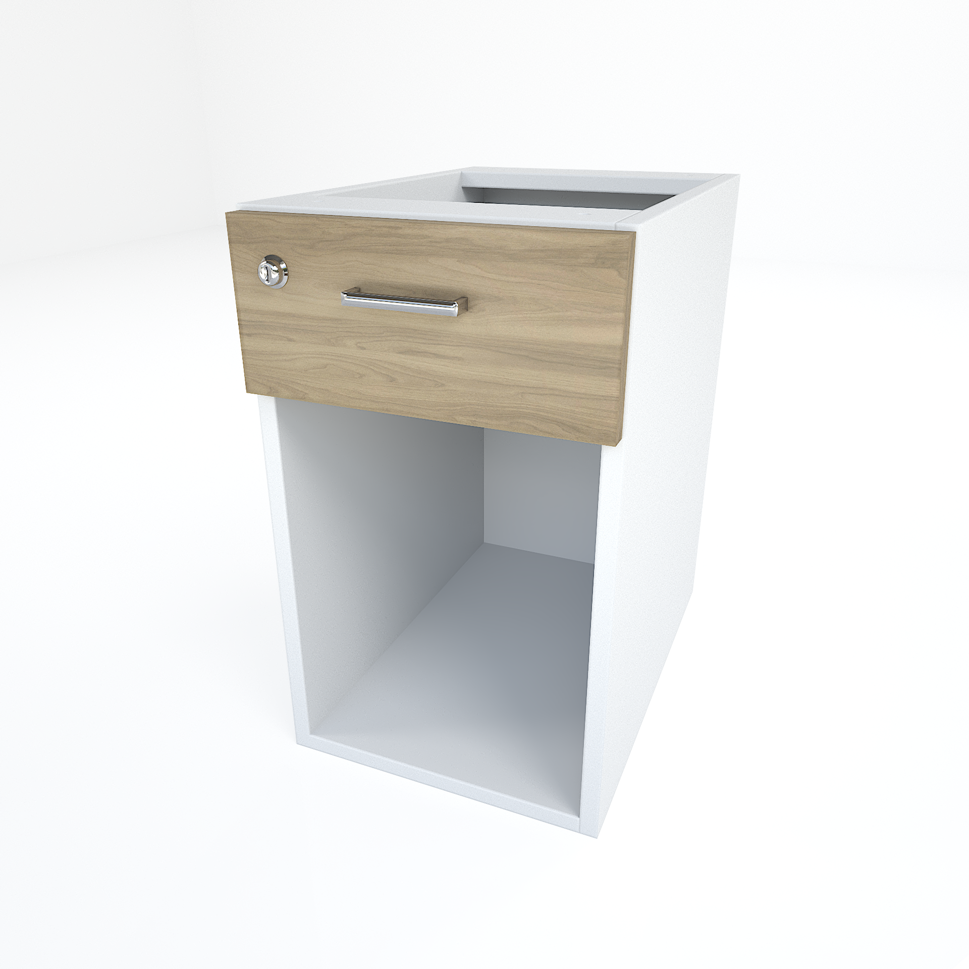 Narrow 1 Drawer Mobile Drawer Box | Rosewood Workspace Solutions
